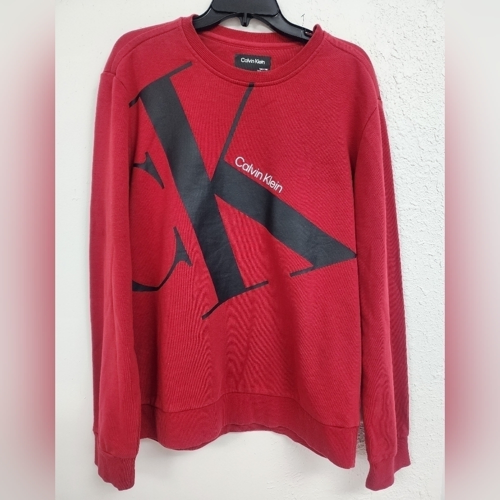 Calvin Klein sweatshirts  Chili Pepper Red Men's Size L